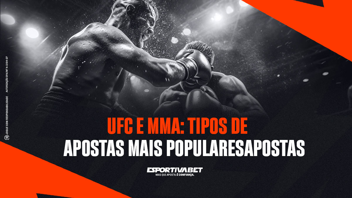 UFC e MMA: tipos de apostas mais populares