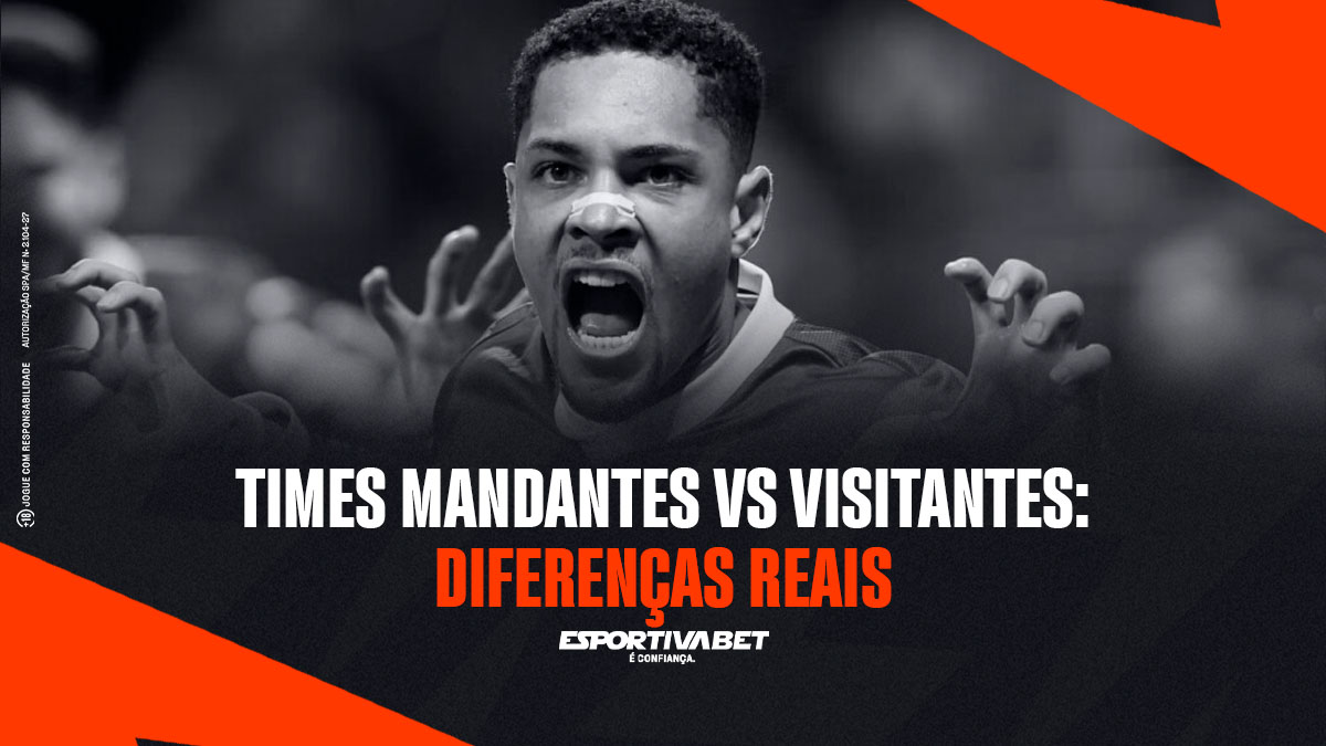 Times mandante vs visitantes: diferenças reais