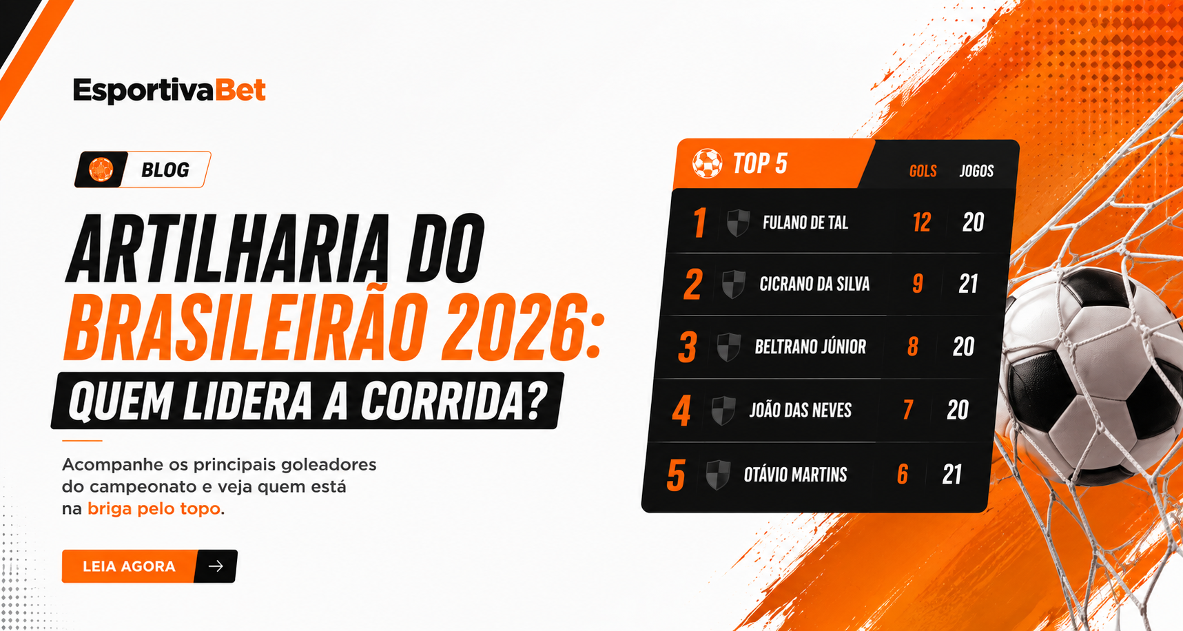 Artilharia do Brasileirão 2026: Quem Lidera a Corrida?