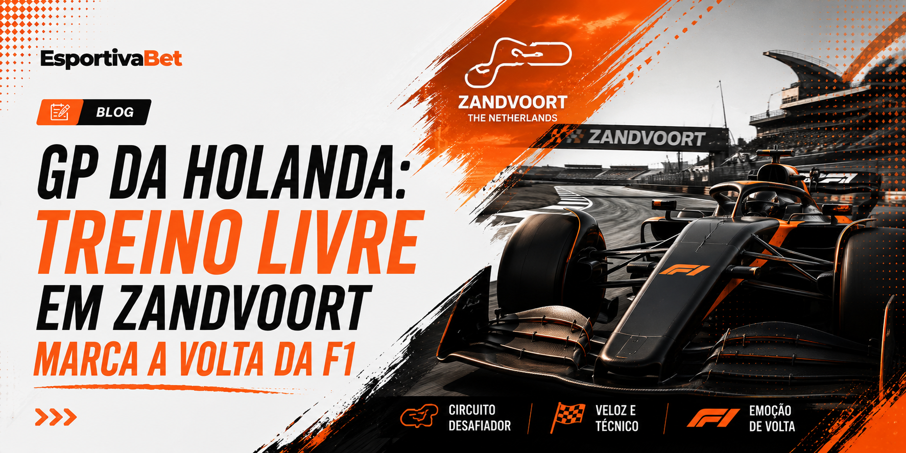 GP da Holanda: Treino Livre em Zandvoort Marca a Volta da F1